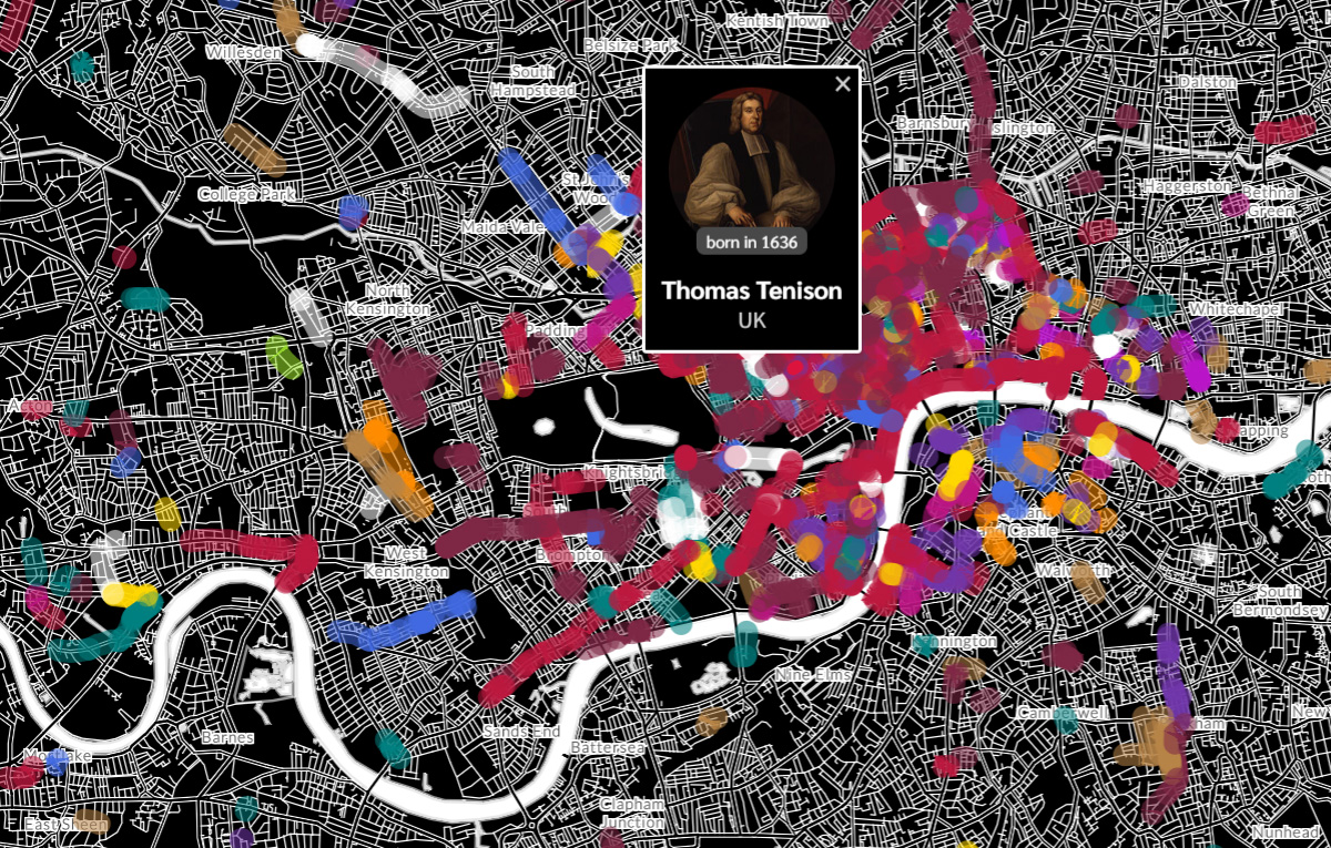 Streets in London by occupation of the honoree